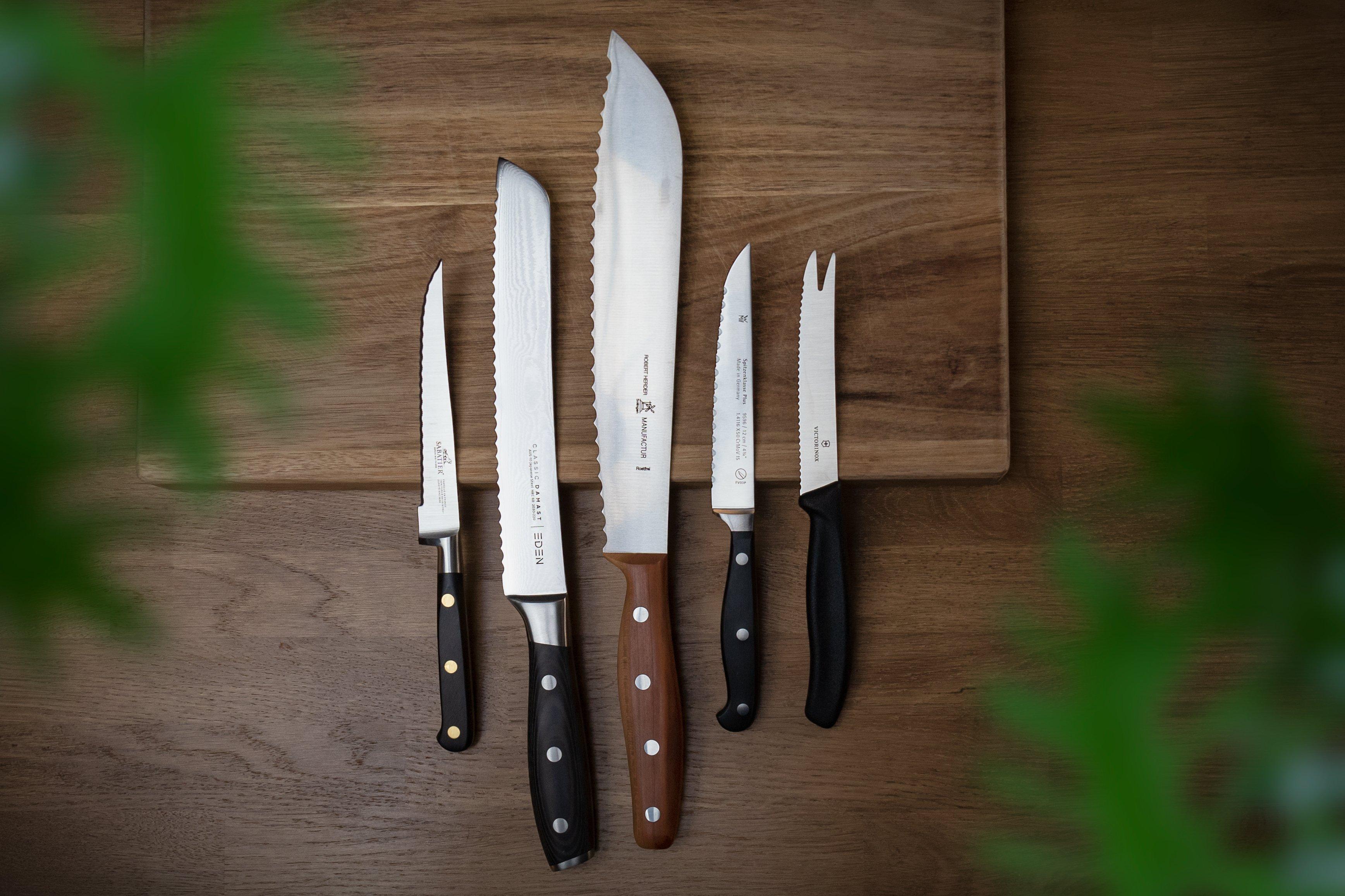 Serrated kitchen best sale knife